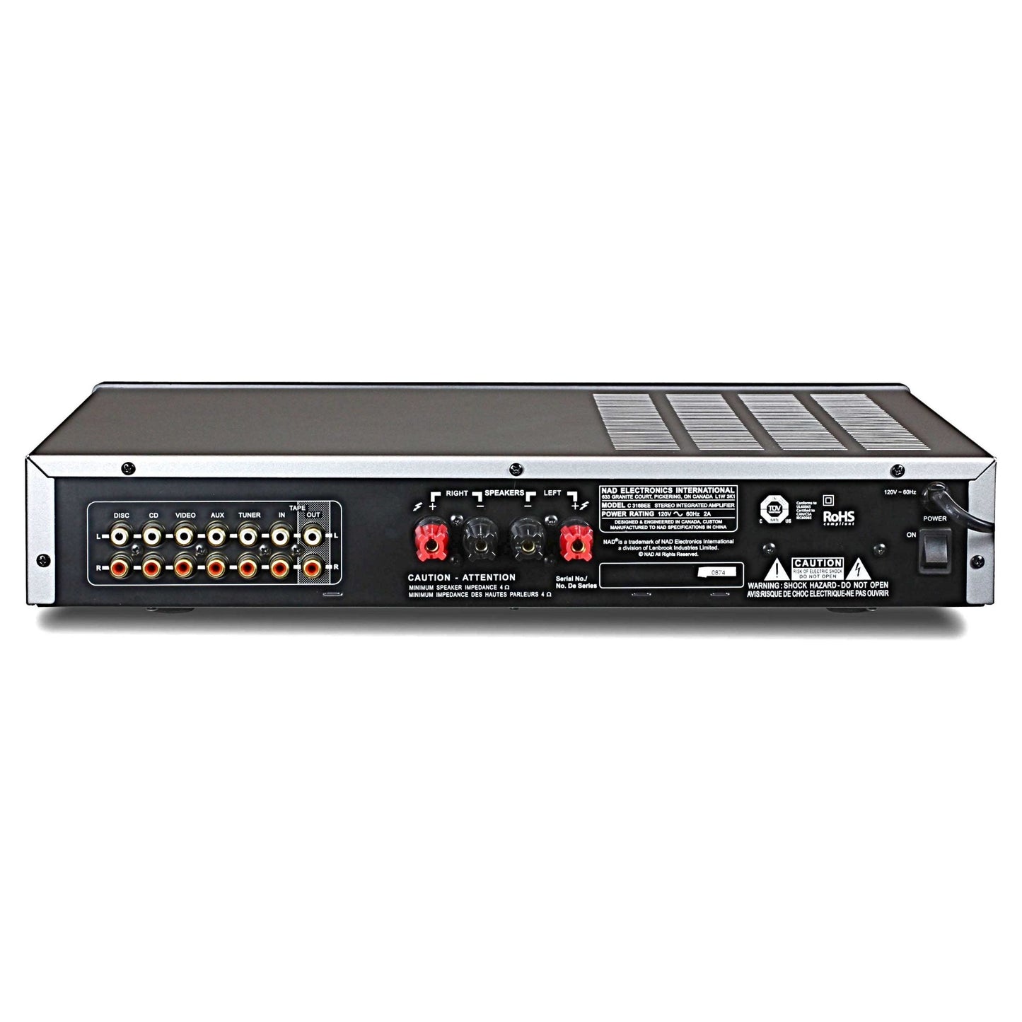 Amplificador integrado NAD C316 BEE V2