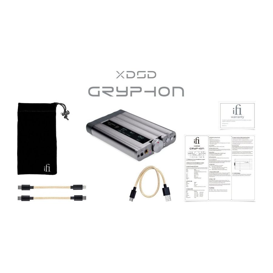 Amplificador de auriculares y DAC IFI Audio xDSD Gryphon