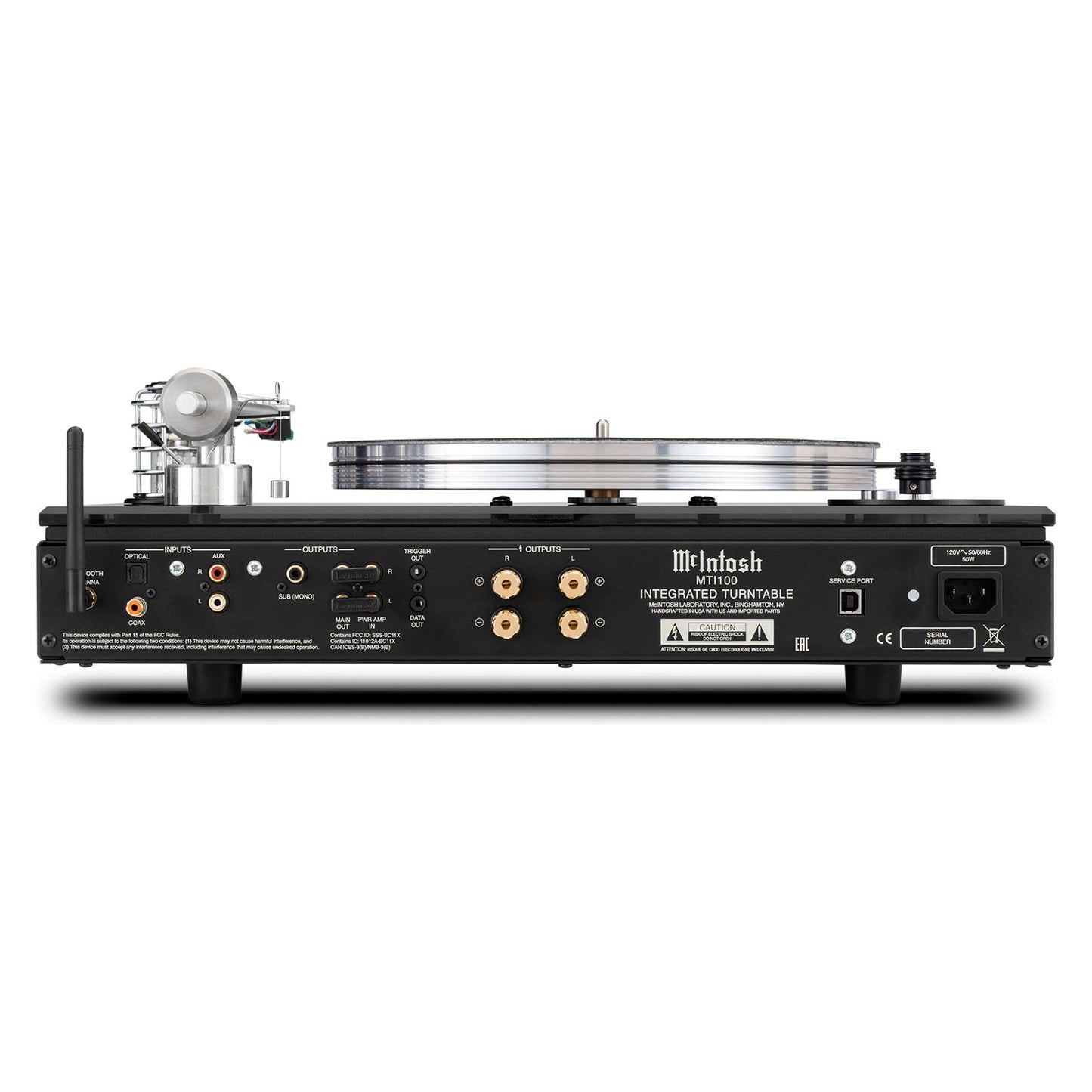 Giradiscos con amplificador McIntosh MTI100