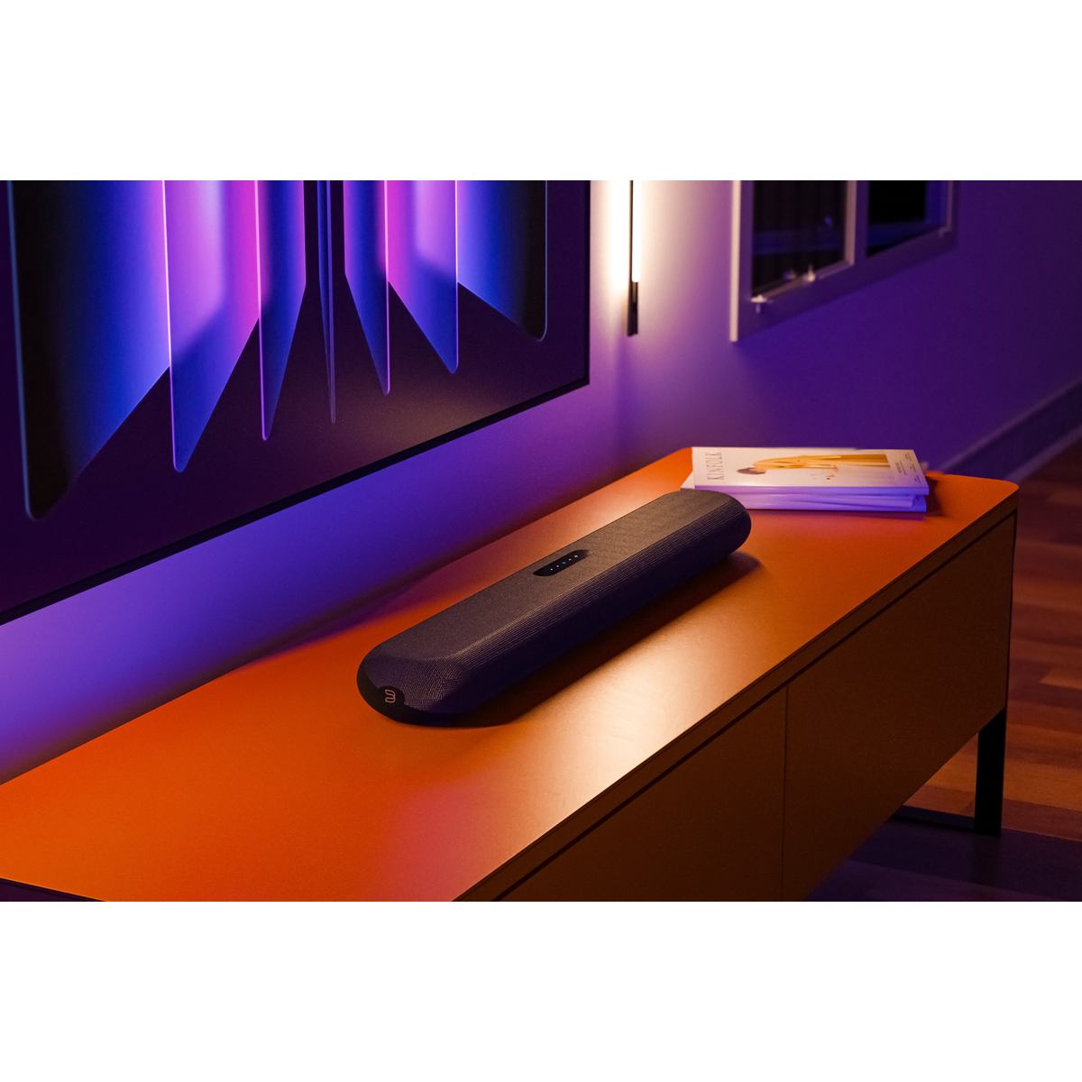 Bluesound Pulse Cinema Mini Barra de Sonido Compacta Hi-Res Multiroom Dolby Atmos