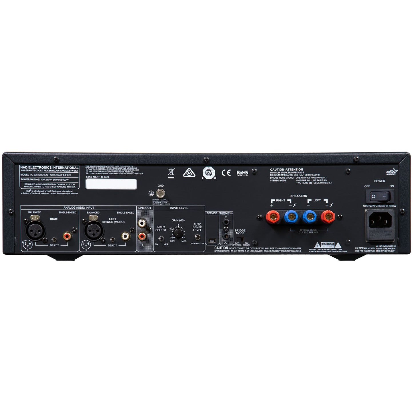 Etapa de potencia NAD C298