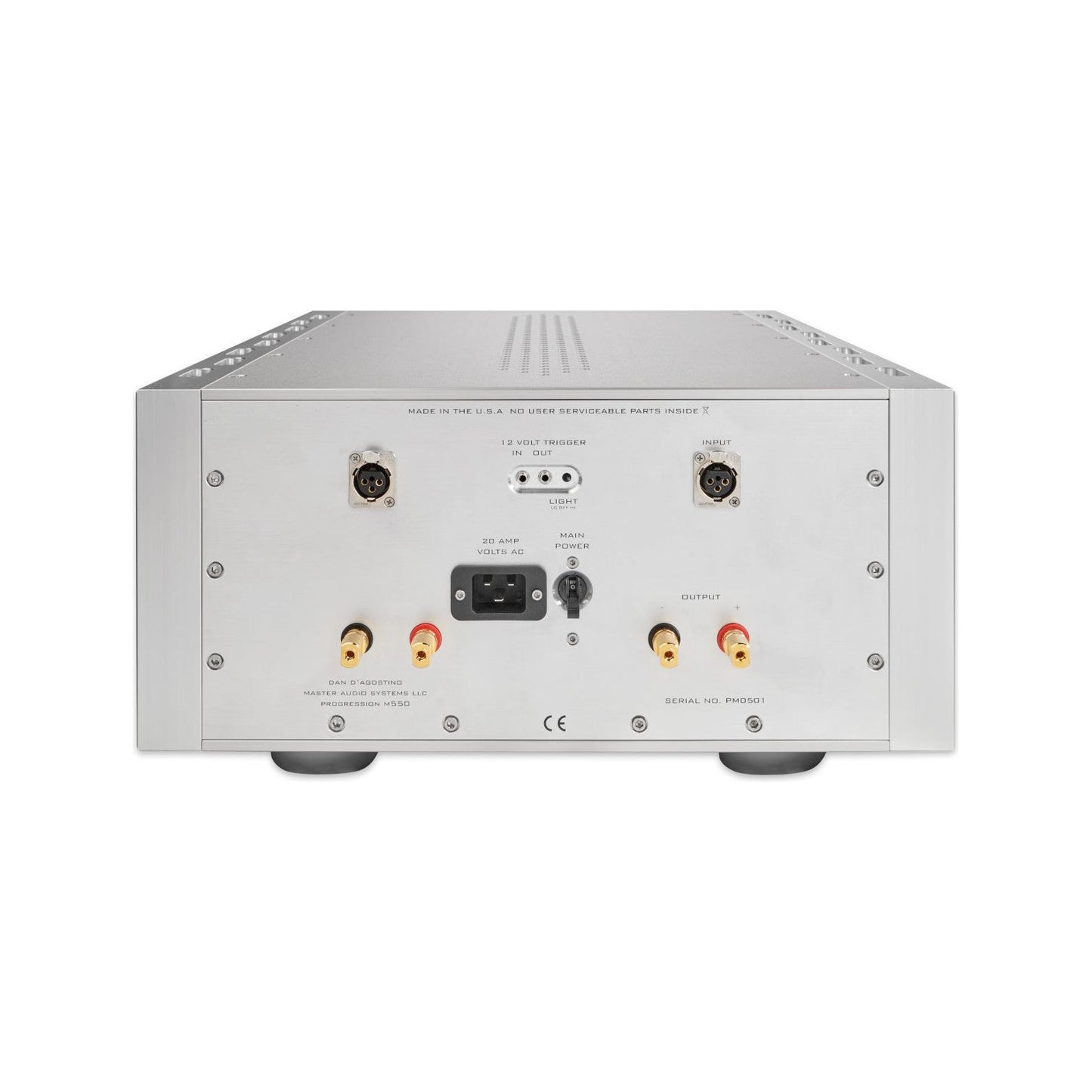 Etapas de poténcia monofonica D'Agostino Progression M550