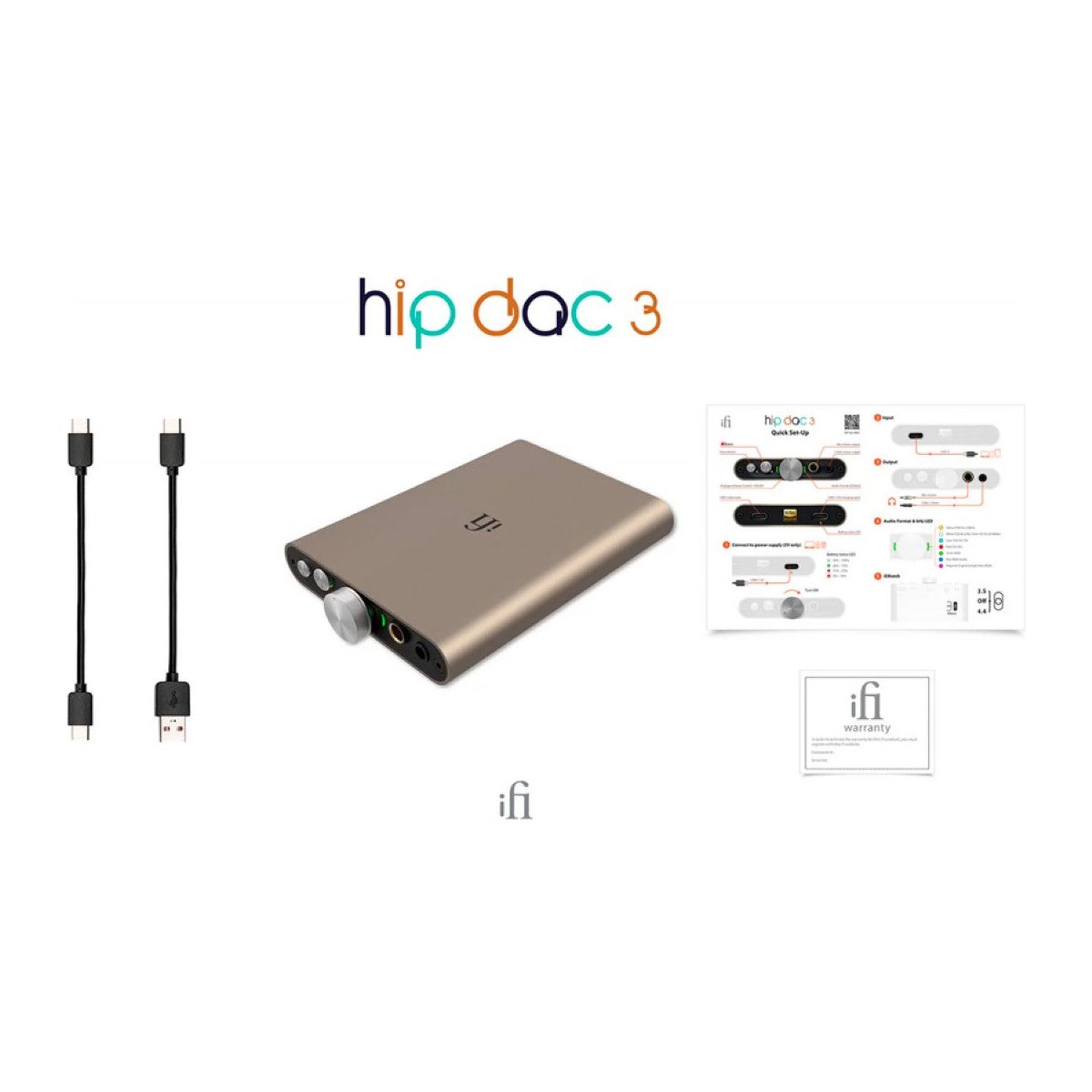 Amplificador de Auriculares Ifi Audio HipDac 3