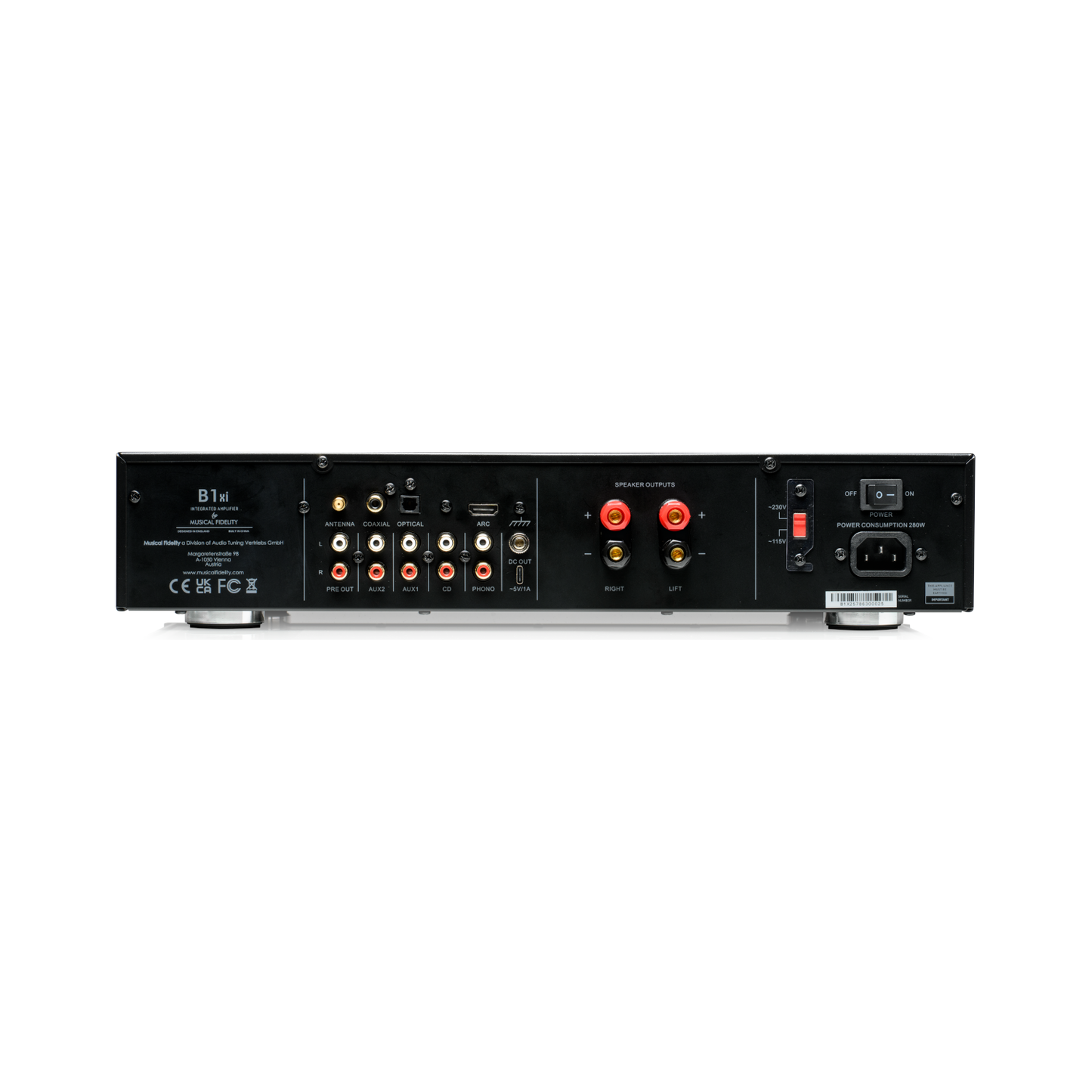 Amplificador integrado con streamer Musical Fidelity B1xi