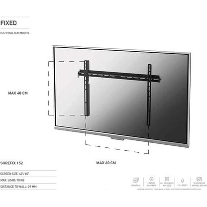Soporte Pared Fijo TV 32" a 65"